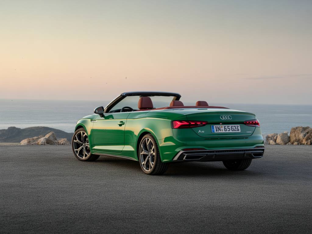 Audi A5 cabriolet : lignes élégantes et motorisations du modèle 2024